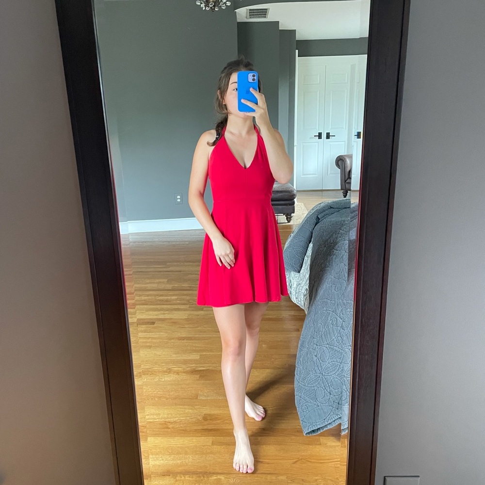 XS Red dress from Dry Goods boutique